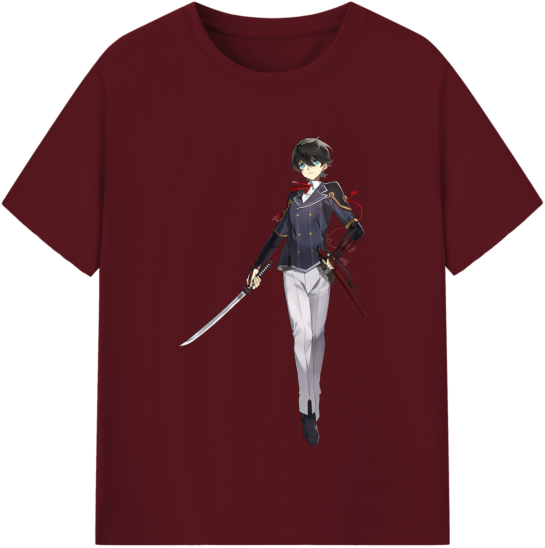 （画像用） 刀剣乱舞 Touken Ranbu 綿100％半袖Tシャツ（フロントプリント）